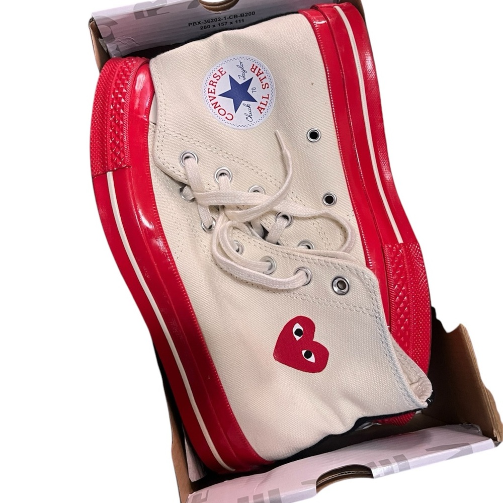 CdG PLAY x Converse Unisex Chuck 70 High-Top Sneakers women’s US 7.5